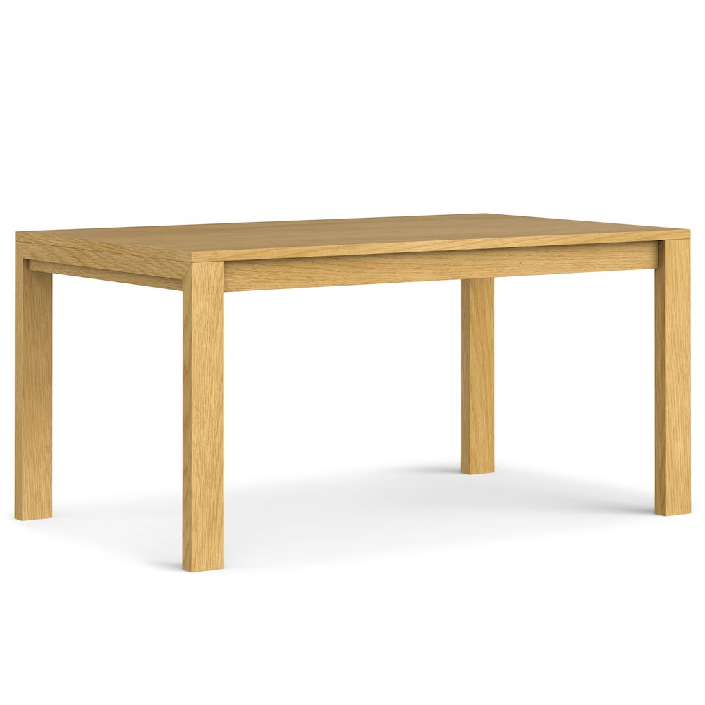 Wilson Rectangle Dining Table In Oak Veneer. Picture 2