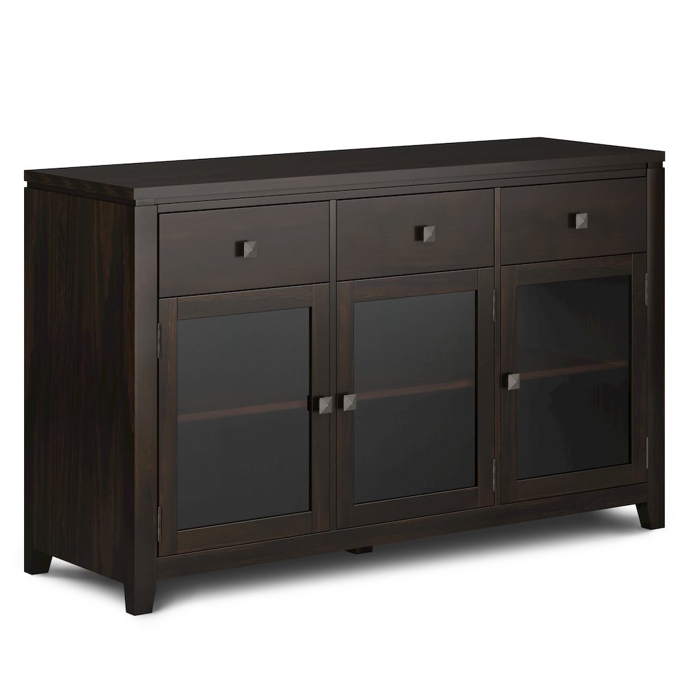 Cosmopolitan Solid Wood Sideboard Buffet In Mahogany. Picture 1
