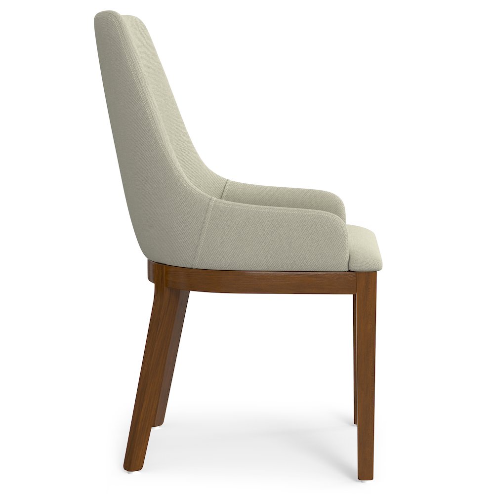 Stephanie Dining Chair (Set of 2) in Natural Linen Look Fabric. Picture 3
