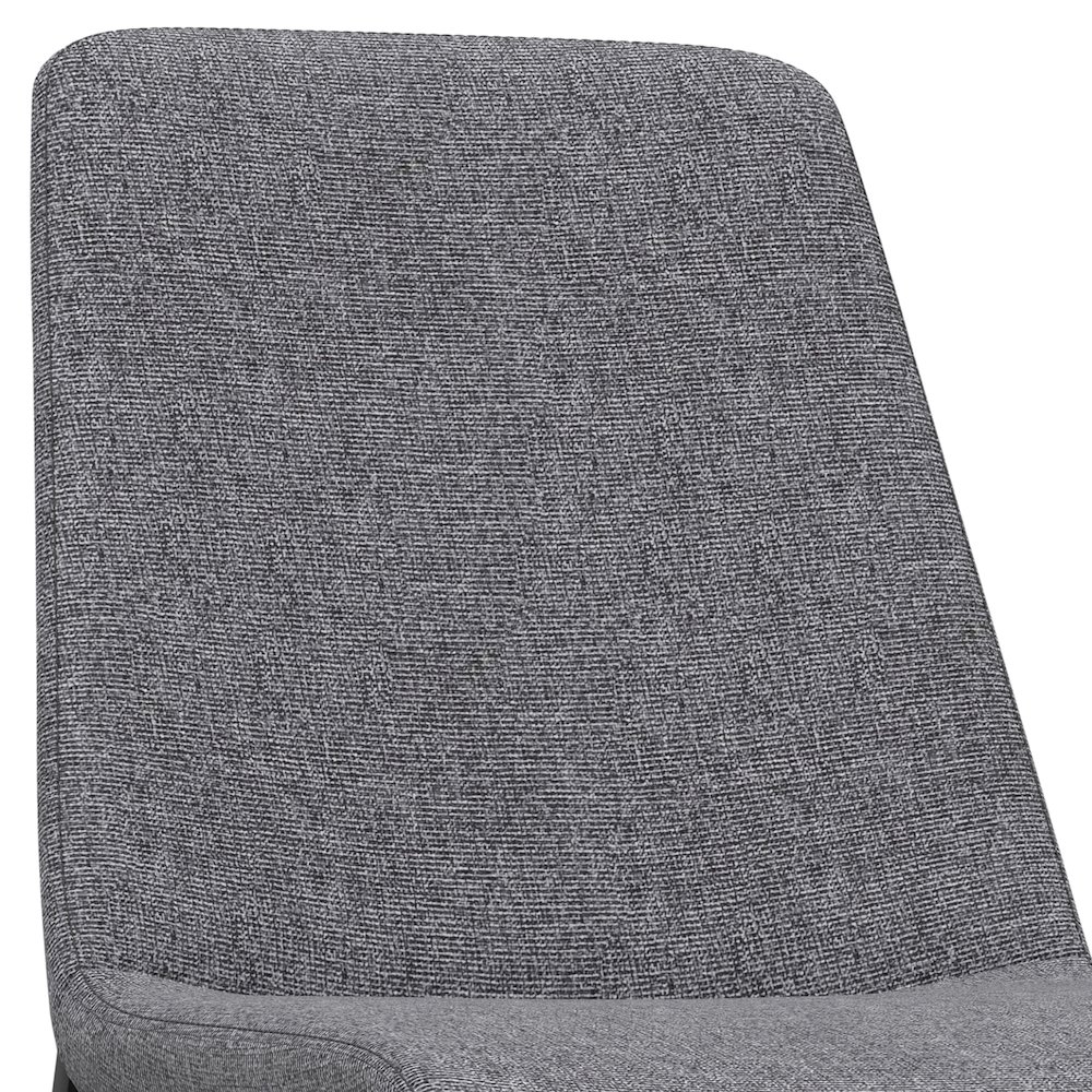 Savannah Dining Chair ( Set Of 2 ) In Grey Linen Look Fabric. Picture 3