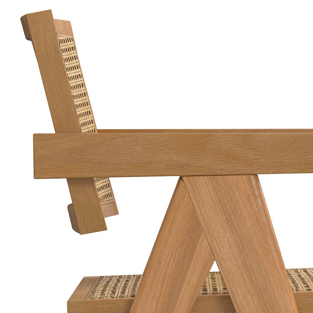 Regina Dining Arm Chair (Set of 2) in Natural. Picture 9