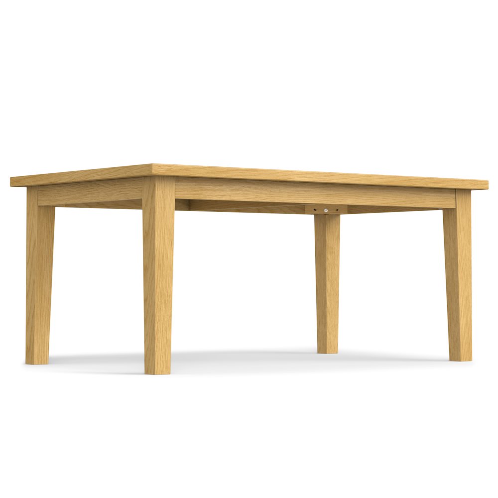 Eastwood Rectangle Dining Table In Oak. Picture 4