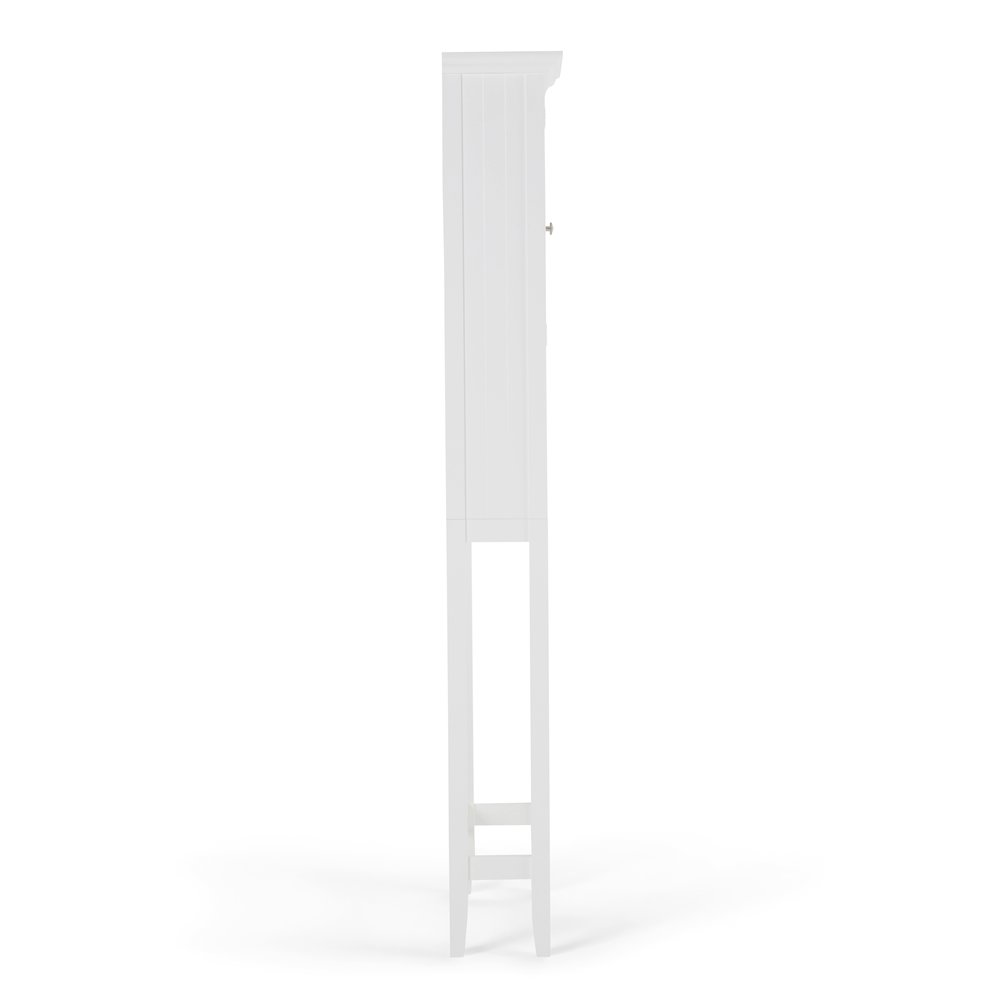 Acadian Space Saver Cabinet In Pure White. Picture 2