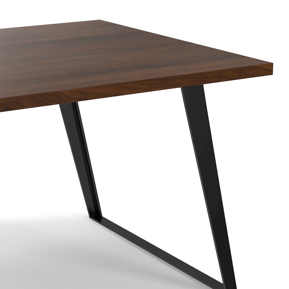 Lowry Dining Table In Walnut Veneer. Picture 9
