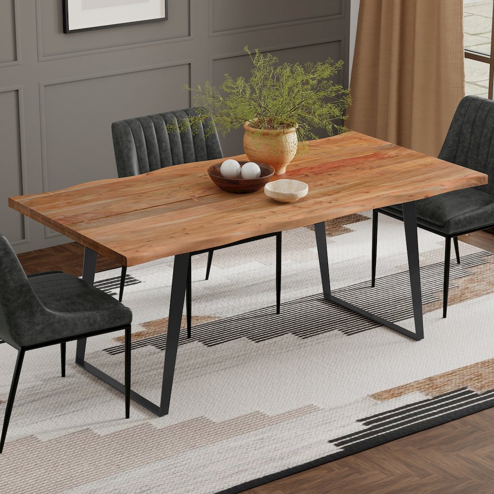 Delta Dining Table In Natural. Picture 4