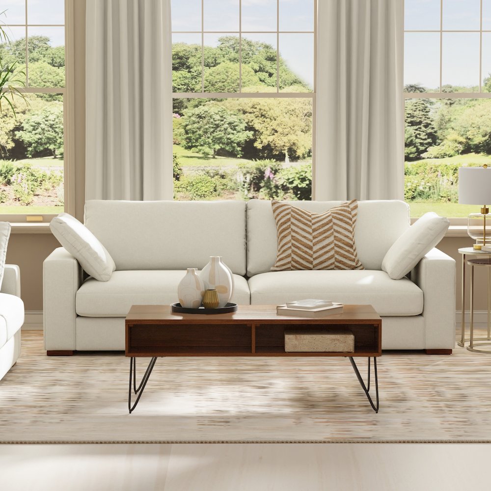 Charlie 96-Inch Sofa In Tightly Woven Performance Fabric. Picture 5