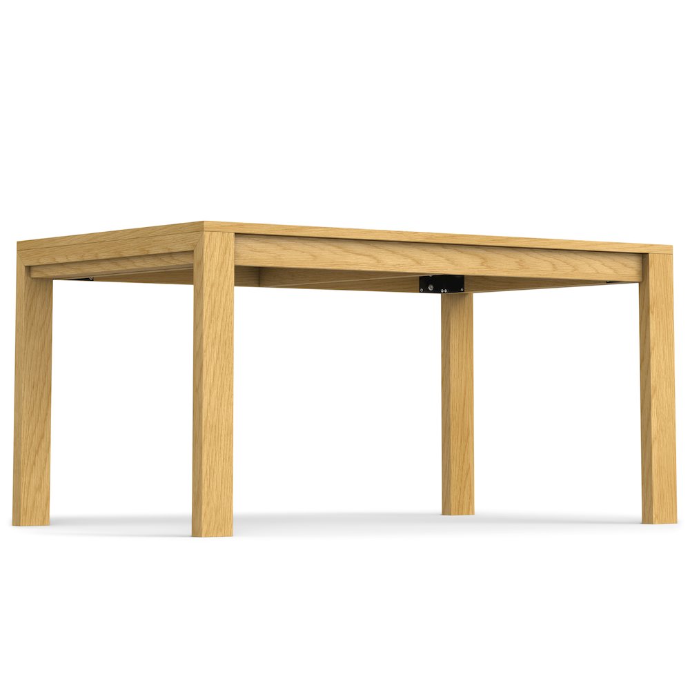Wilson Rectangle Dining Table In Oak Veneer. Picture 4