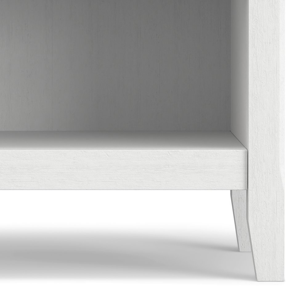 Amherst 24 inch Solid Wood Traditional Bedside Table in White (Set of 2). Picture 4