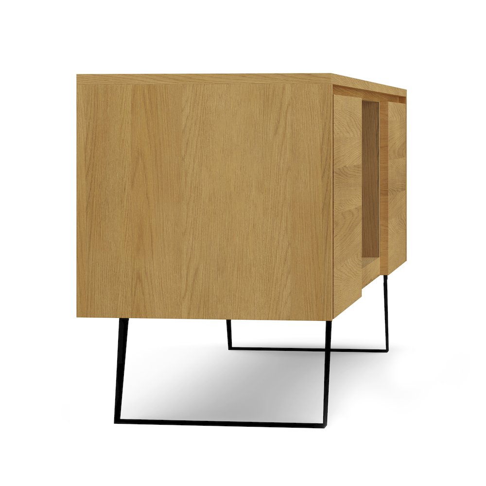 Lowry Tv Media Stand In Oak. Picture 3