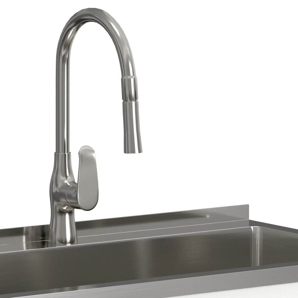 Reed All-In-One 36-inch Laundry Utility Sink and Cabinet. Picture 5