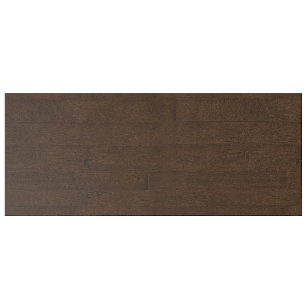 Banting SOLID HARDWOOD Mid Century Small Desk in Walnut Brown. Picture 5