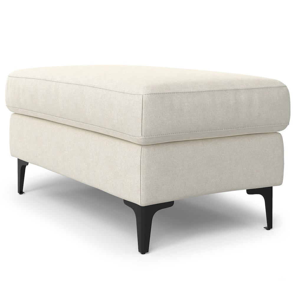 Ava Ottoman In Tightly Woven Performance Fabric. Picture 2