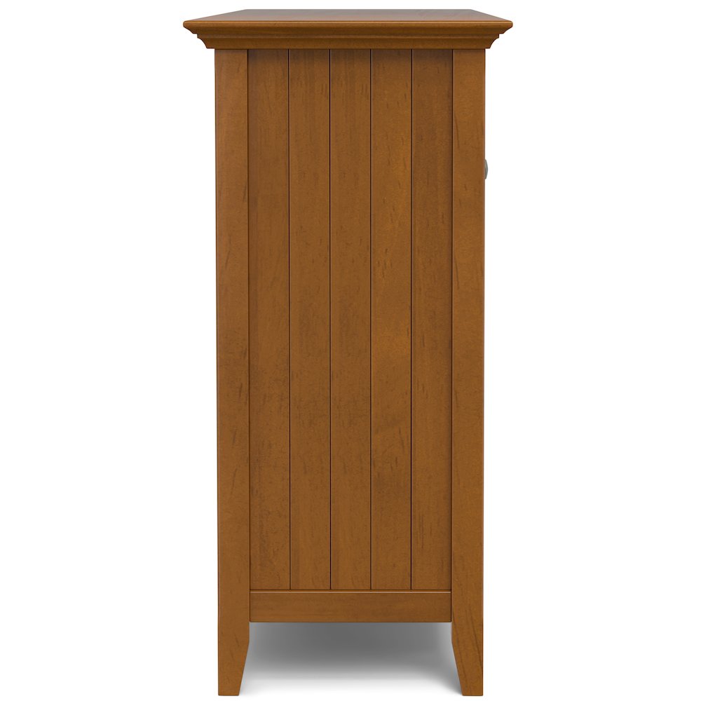 Bedford Solid Wood Sideboard Buffet And Wine Rack In Light Golden Brown. Picture 3