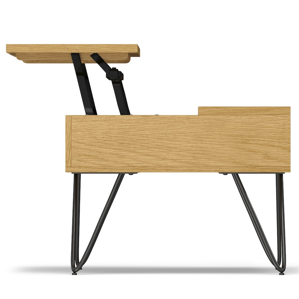 Hunter Small Lift Top Coffee Table In Oak. Picture 4
