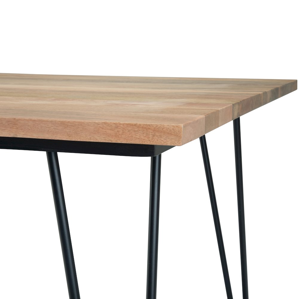 Hunter Solid Mango Wood Dining Table In Natural. Picture 6