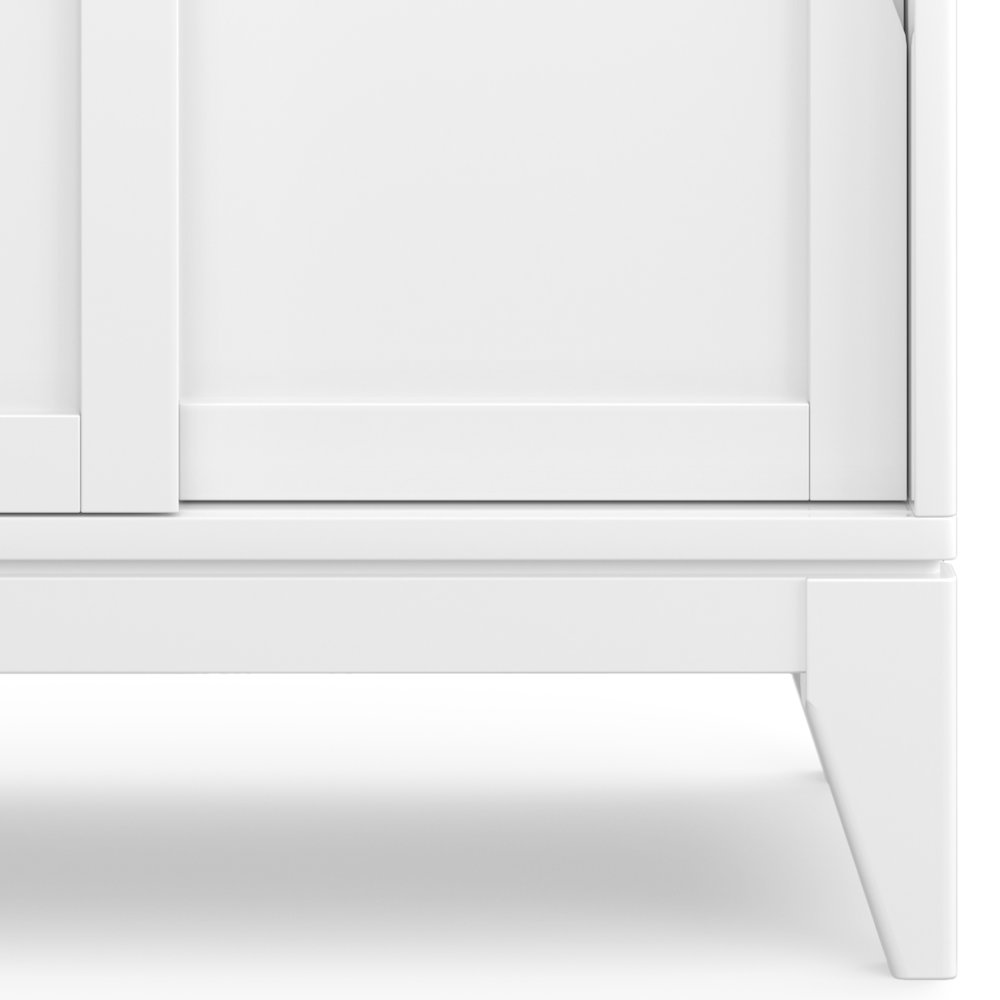 Harper Solid Wood 30 Inch Storage Cabinet In White (Set Of 2). Picture 5