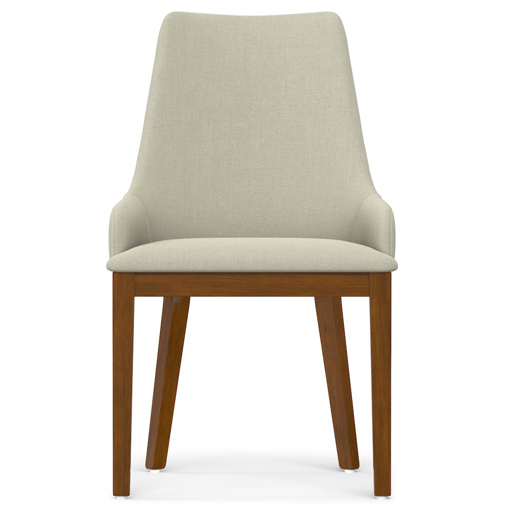 Stephanie Dining Chair (Set of 2) in Natural Linen Look Fabric. Picture 4