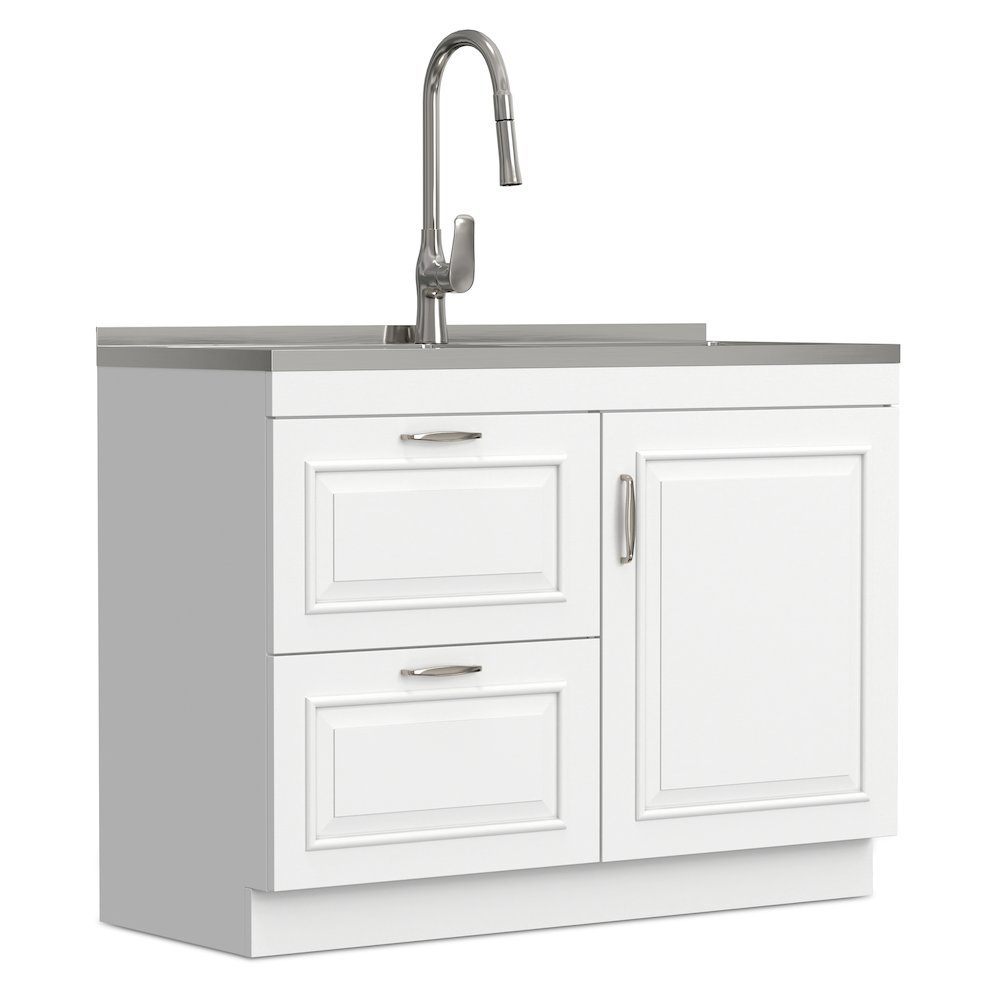Darwin All-In-One 46-Inch Laundry Utility Sink And Cabinet. Picture 3