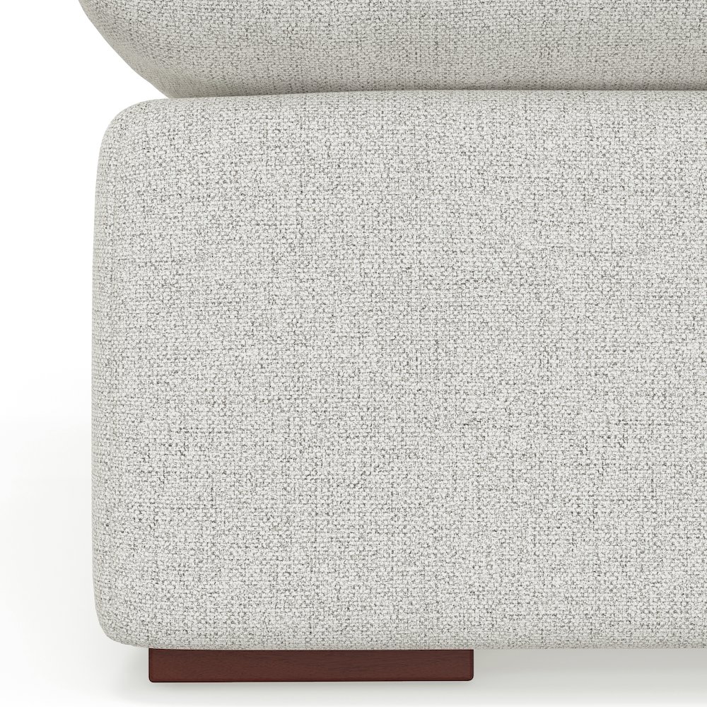 Jasmine Corner Sofa Module In Velvety Chenille Performance Fabric. Picture 2