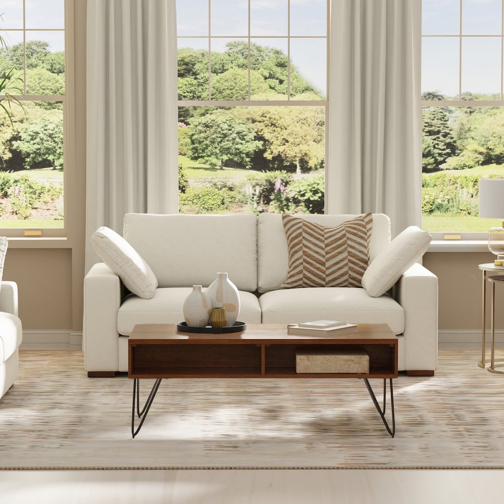 Charlie 78-Inch Sofa In Tightly Woven Performance Fabric. Picture 5