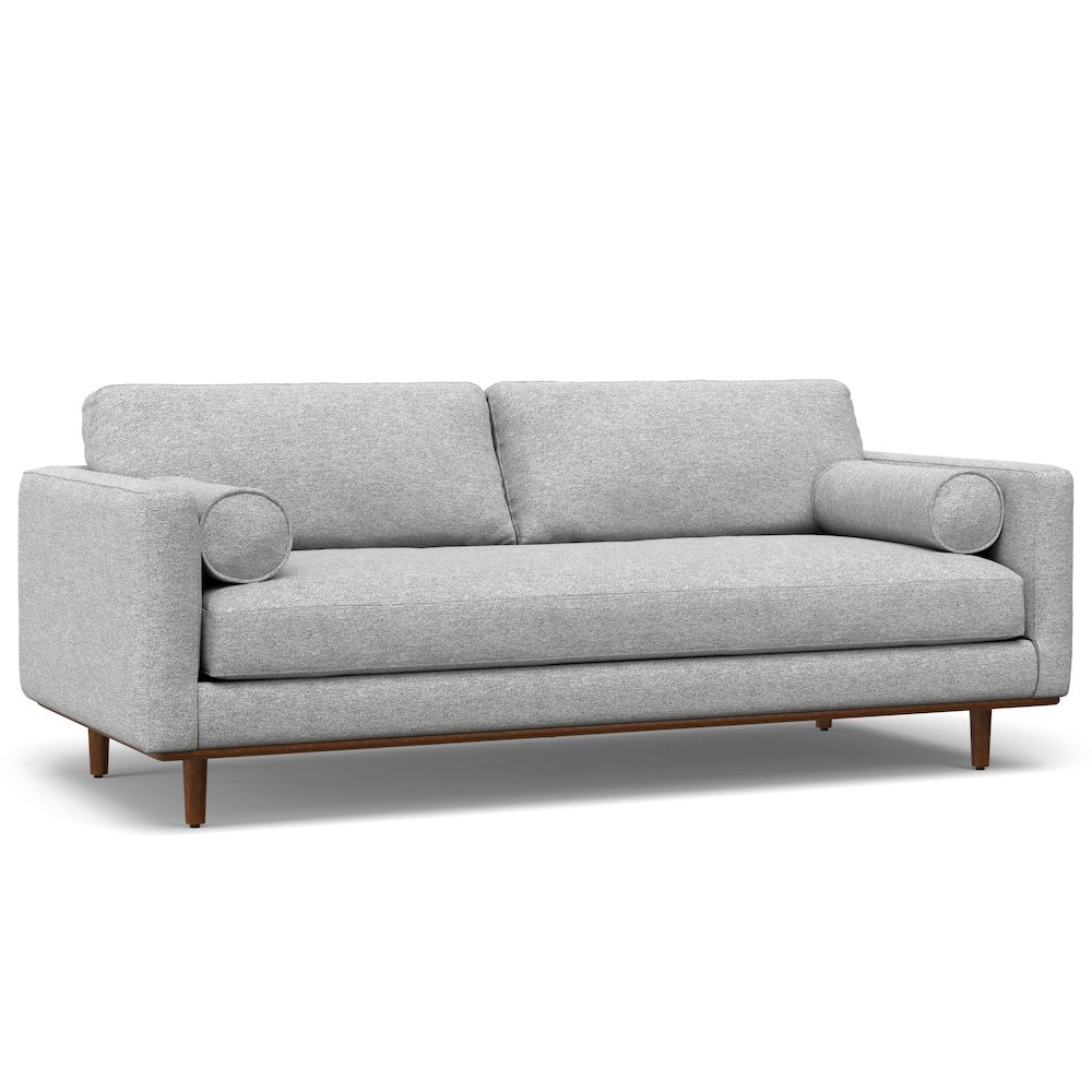 Morrison 89-Inch Sofa And Ottoman Set In Woven-Blend Fabric. Picture 3