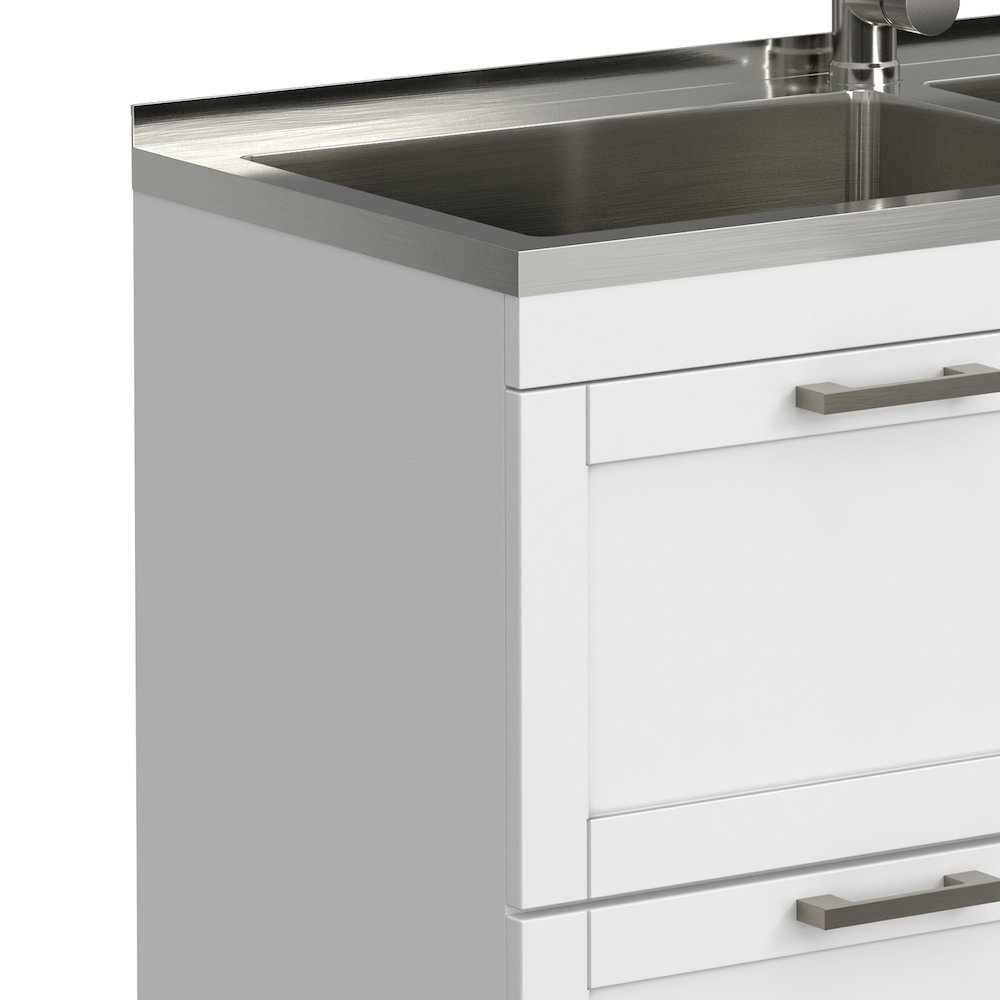 Hennessy All-In-One 46-inch Laundry Utility Sink and Cabinet. Picture 3