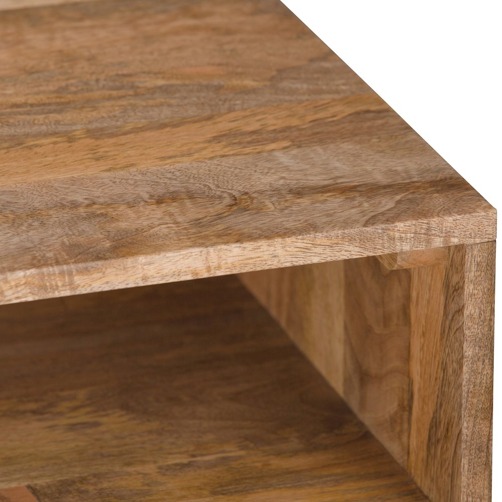 Hunter Solid Mango Wood Console Sofa Table In Natural. Picture 3