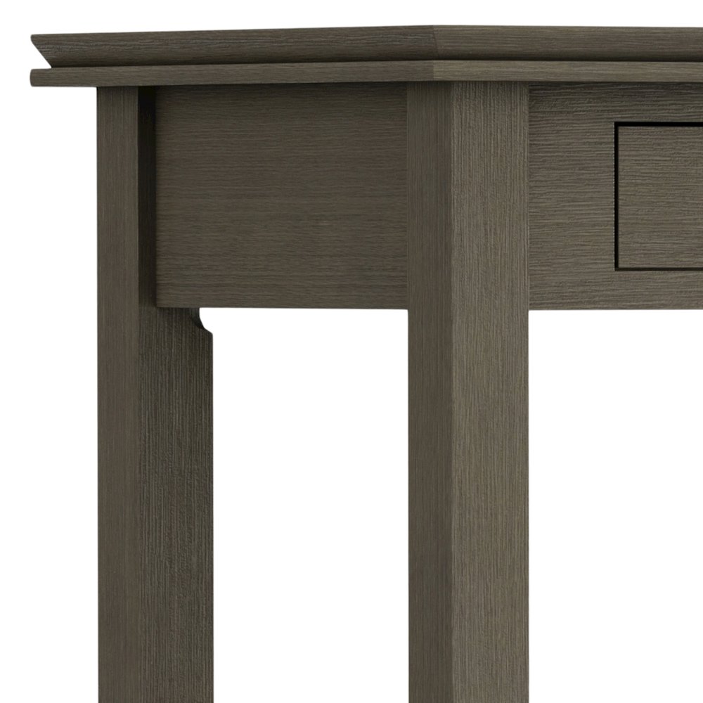 Artisan Solid Wood Console Sofa Table In Farmhouse Grey. Picture 2