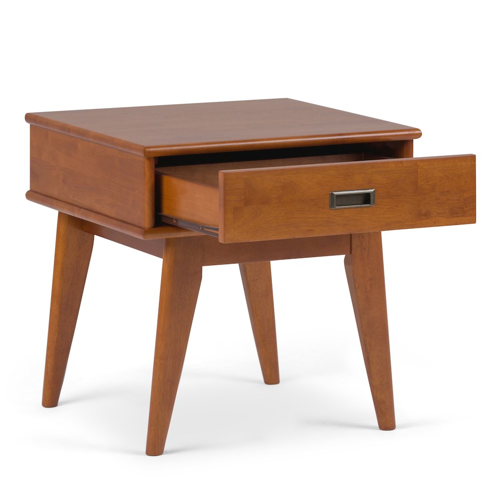 48"W Lift-Top Coffee Table with 2 22"W End Tables in Teak Brown (Set of 3). Picture 4