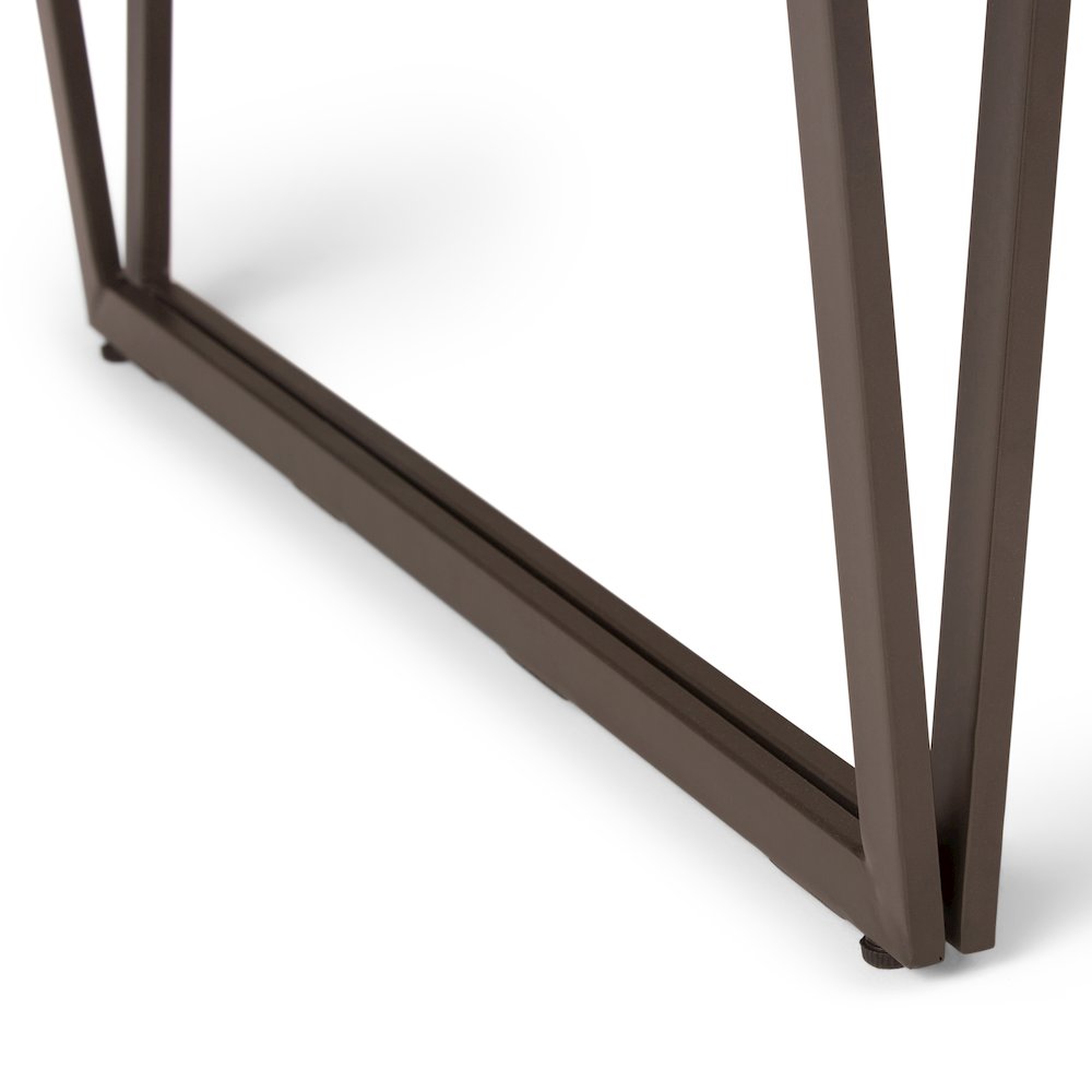 Ryder Solid Wood Desk In Natural Aged Brown. Picture 2