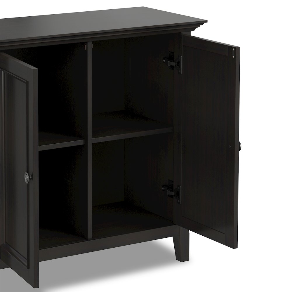 Amherst 37 inch Wide Solid Wood Transitional 2 Door Storage Cabinet. Picture 6