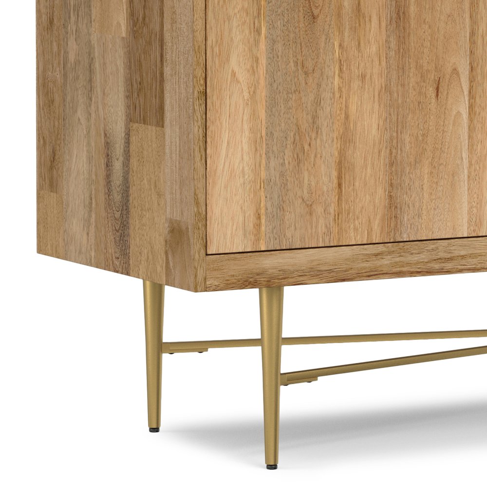 Fallon SOLID MANGO WOOD Sideboard Buffet in Natural. Picture 11