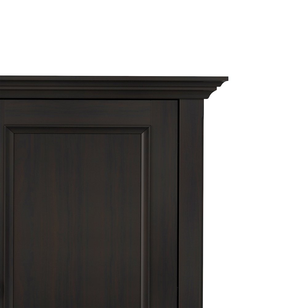 Amherst 37 inch Wide Solid Wood Transitional 2 Door Storage Cabinet. Picture 4