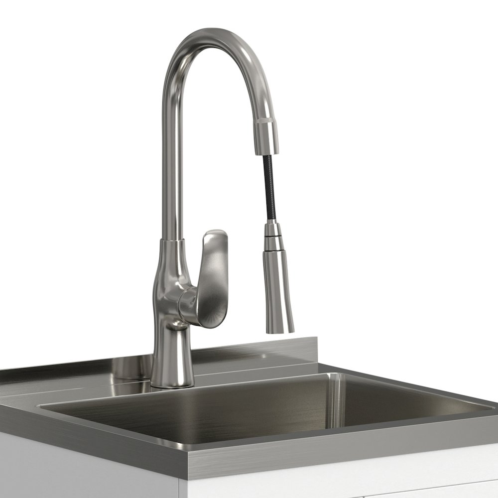 Darwin All-In-One 20-inch Laundry Utility Sink and Cabinet. Picture 5