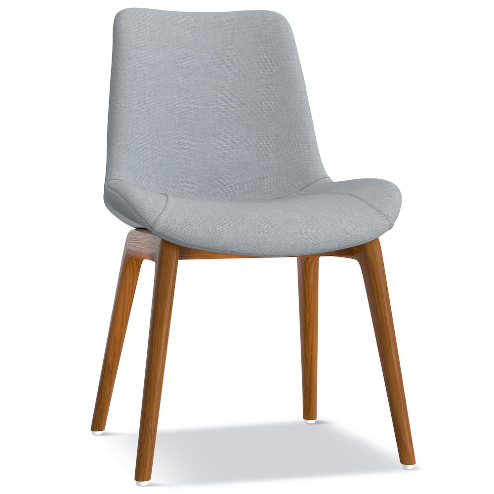 Loretta Dining Chair (Set Of 2) In Light Grey. Picture 2