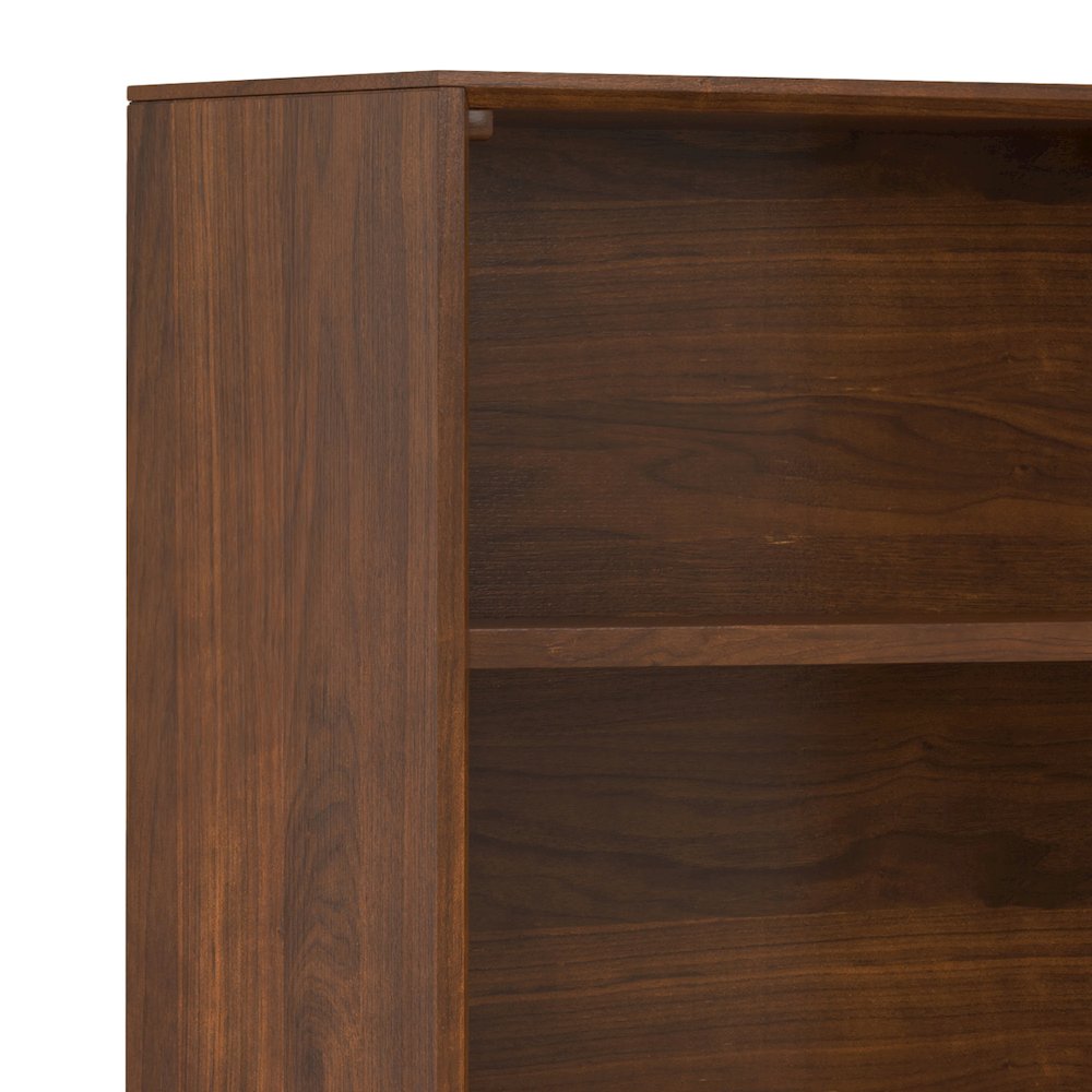 Banting Solid Wood Mid Century Bookcase In Walnut Veneer. Picture 2