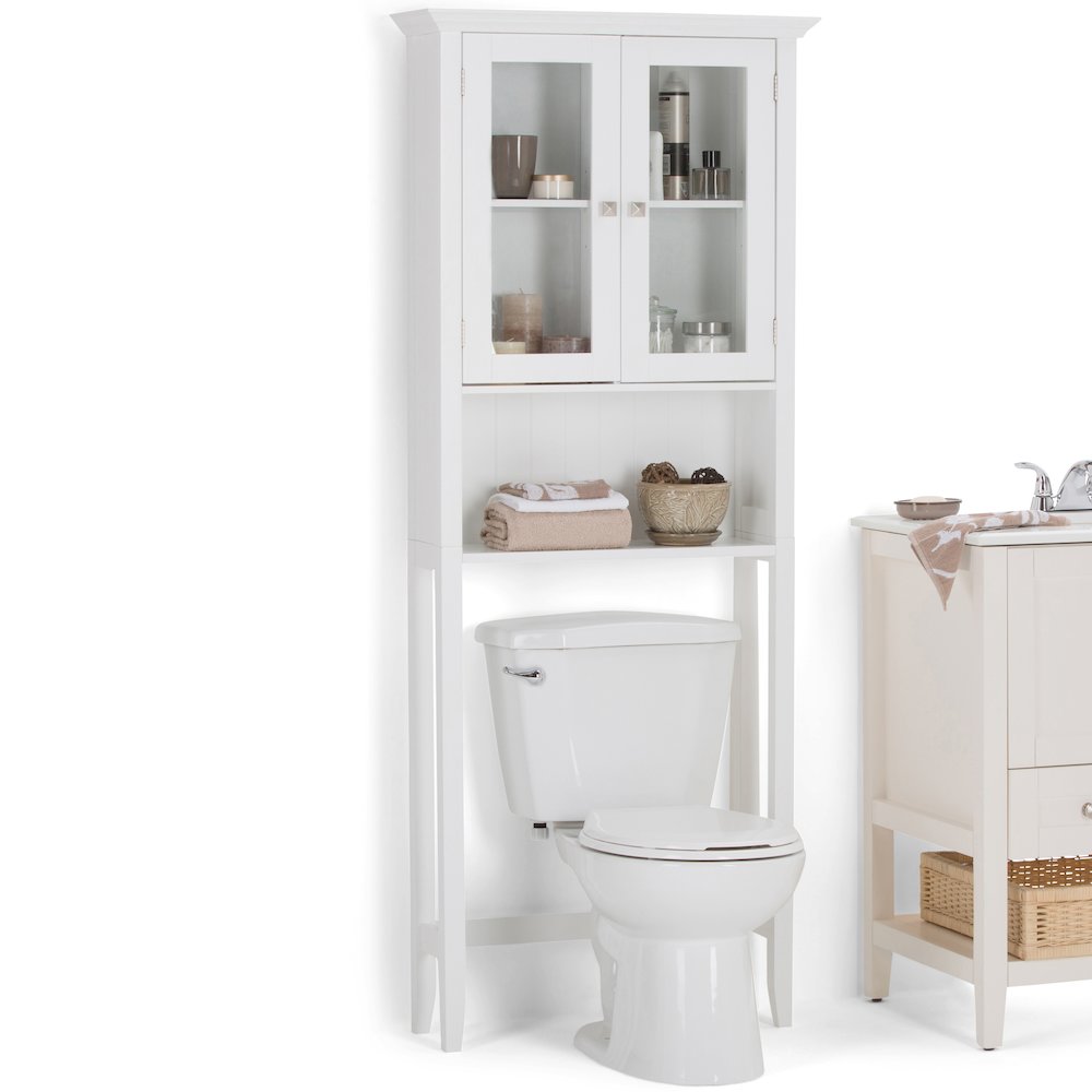 Acadian Space Saver Cabinet In Pure White. Picture 5
