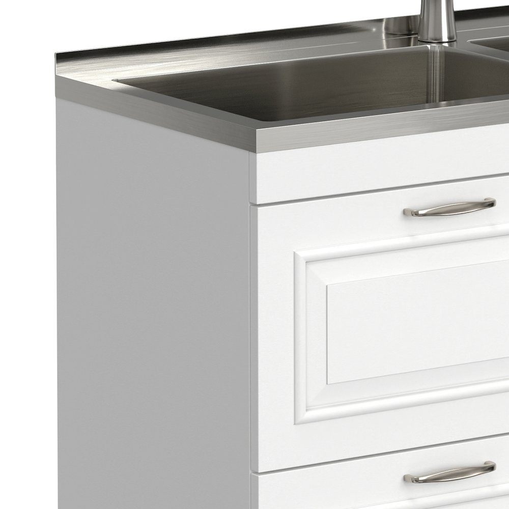 Darwin All-In-One 46-Inch Laundry Utility Sink And Cabinet. Picture 4