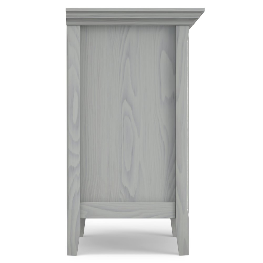 Amherst 24 inch Solid Wood Traditional Bedside Table in Fog Grey (Set of 2). Picture 2