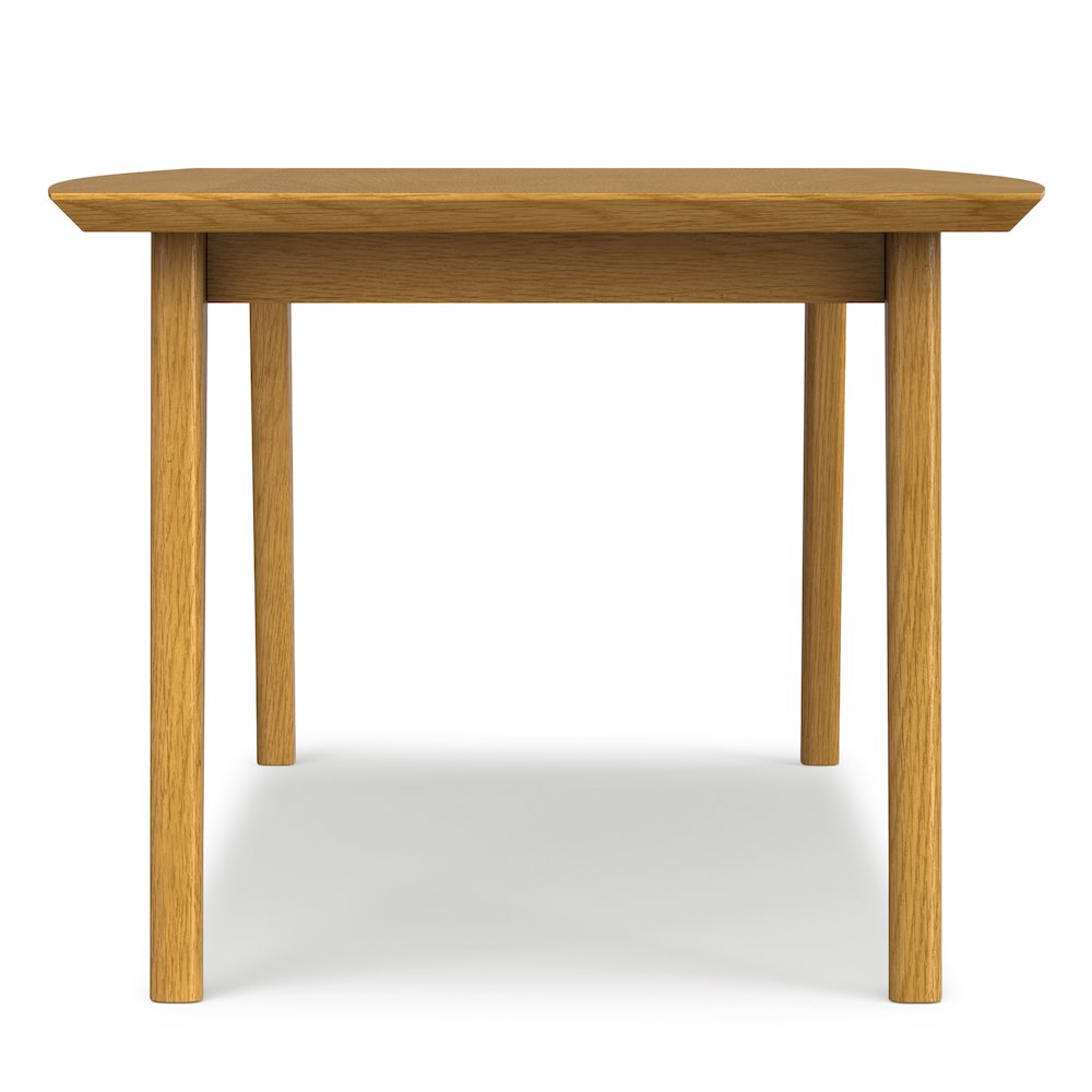 Draper Solid Wood Mid Century Rectangle Dining Table In Oak Veneer. Picture 6