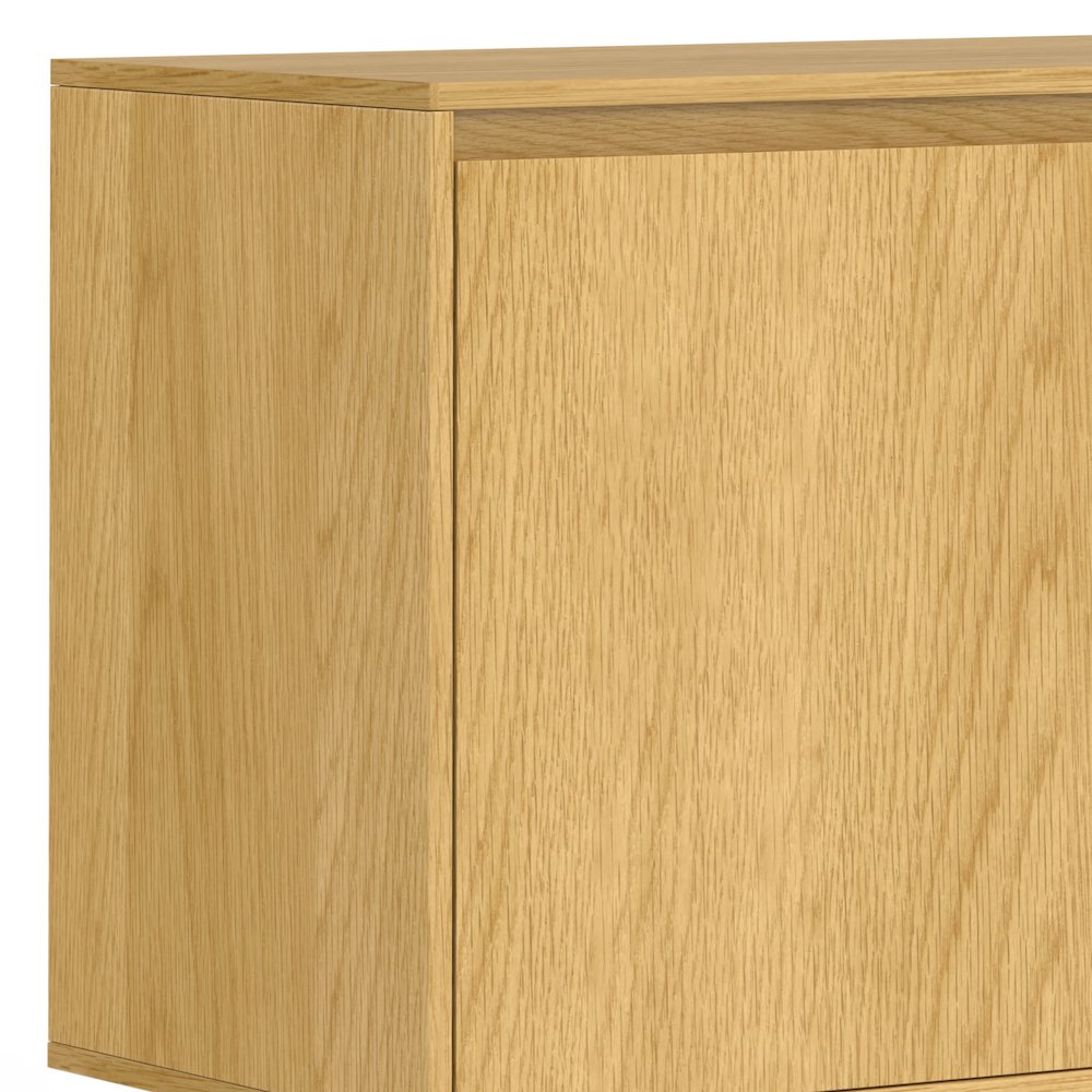 Hunter 3 Door Sideboard Buffet In Oak Veneer. Picture 2