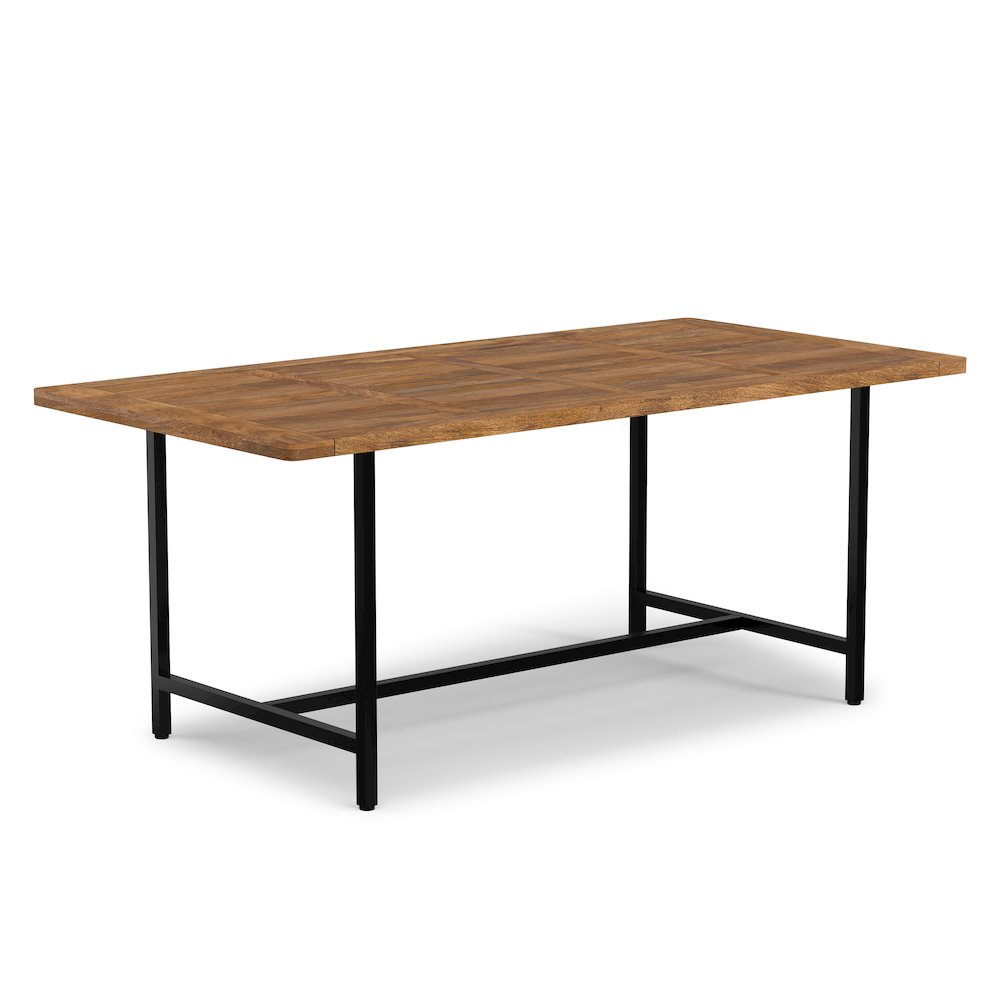 Campbell Dining Table In Burnt Wax. Picture 5