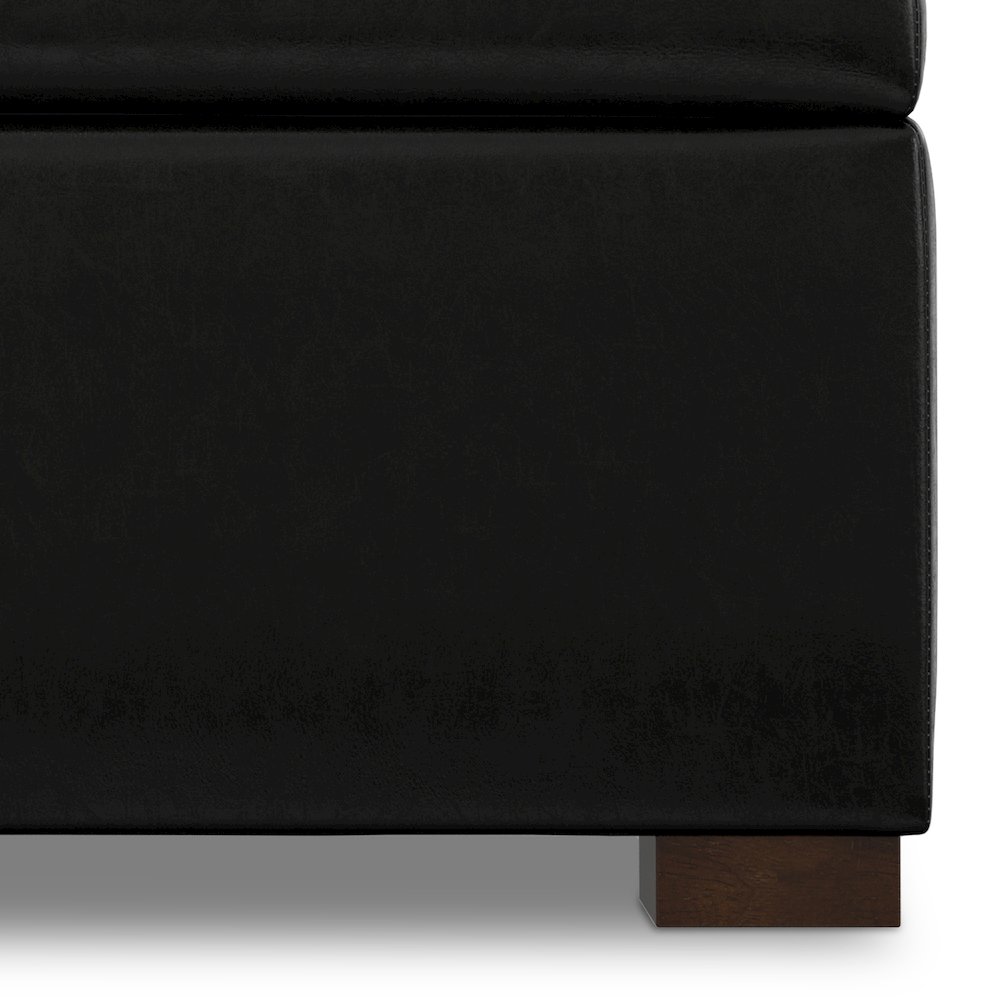 36 inch Wide Contemporary Square Square Coffee Table Storage Ottoman. Picture 6