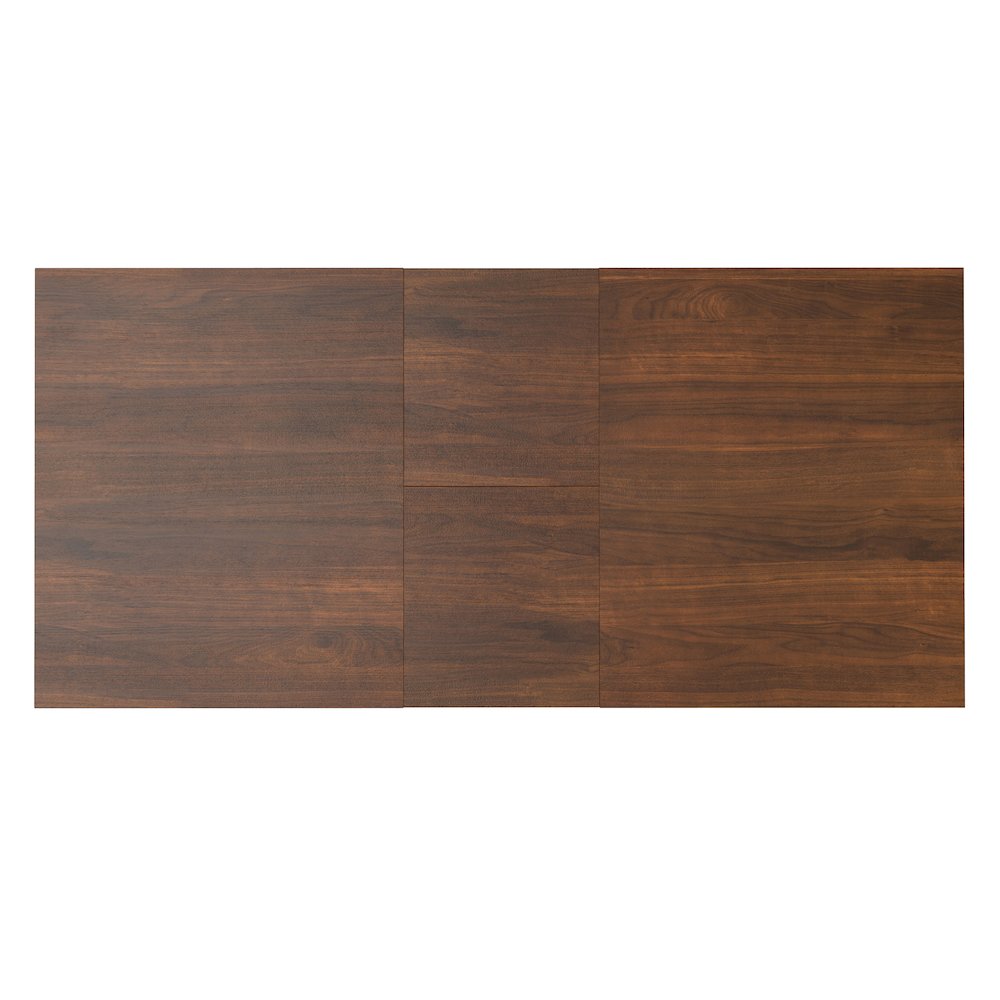Wilson Extendable Dining Table In Walnut Veneer. Picture 6