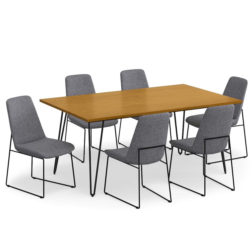 Corina / Hunter 7-Piece Dining Set. Picture 2