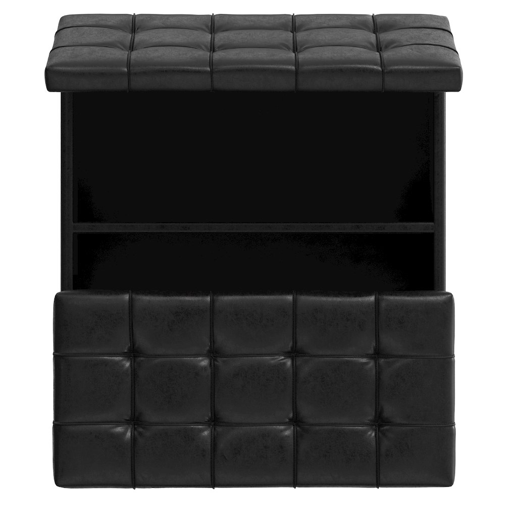 40 inch Wide Square Large Coffee Table Storage Ottoman. Picture 3