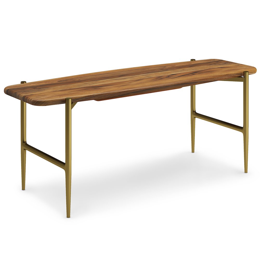 Wagner Solid Acacia Wood Bench In Natural. Picture 1