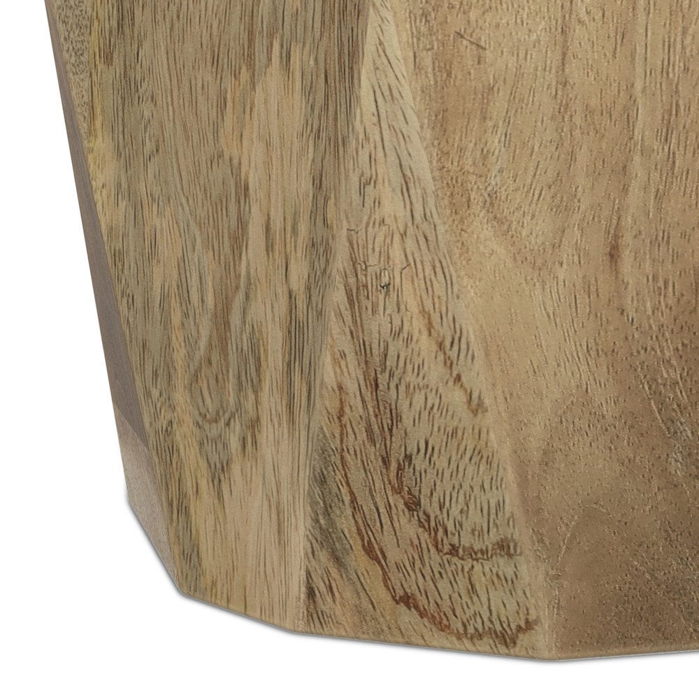 Judson 15 inch Wide Solid Mango Contemporary End Table in Natural, Assembled. Picture 5