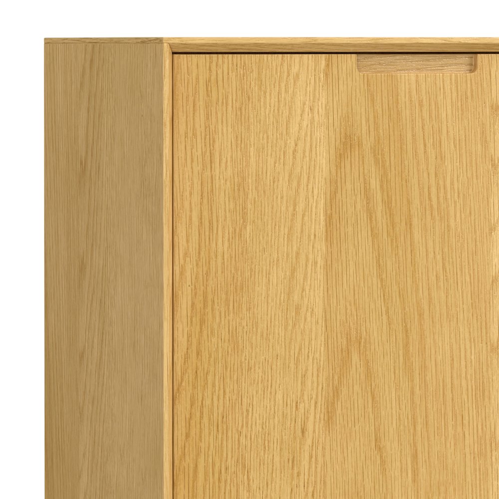 Banting 3 Door Sideboard Buffet In Natural Oak. Picture 2