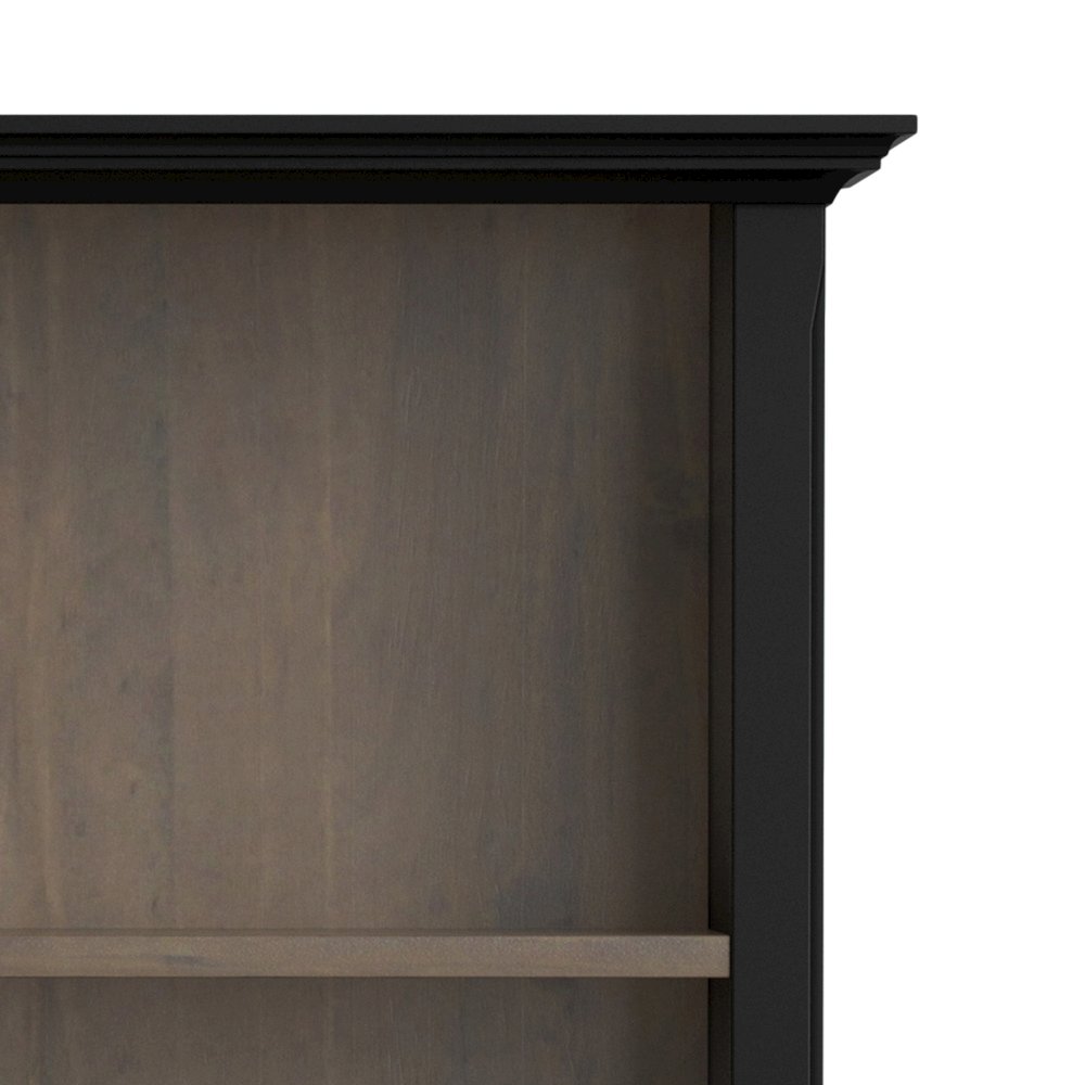 Amherst 30 inch x 70 inch Solid Wood Transitional 5 Shelf Bookcase. Picture 5